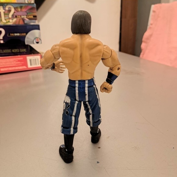 2003 Jakks Pacific WWE Paul London 7" Action Figure Blue Joker - Picture 3 of 4